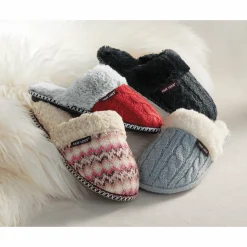 MUK LUKS® Frida Scuff with Faux-Fur Lining