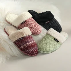 MUK LUKS® Frida Scuff with Faux-Fur Lining