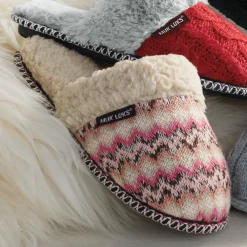 MUK LUKS® Frida Scuff with Faux-Fur Lining