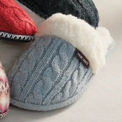 MUK LUKS® Frida Scuff with Faux-Fur Lining