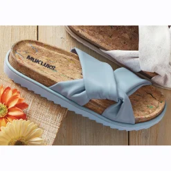 Muk Luks Jasmine Knotted Slide with Memory Foam