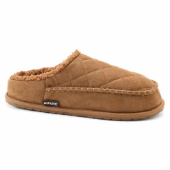 MUK LUKS Men's Pieced Scuff with Faux-Fur Lining
