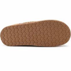 MUK LUKS Men's Pieced Scuff with Faux-Fur Lining
