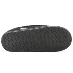 MUK LUKS Men's Pieced Scuff with Faux-Fur Lining
