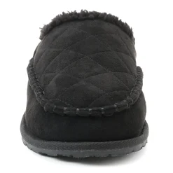 MUK LUKS Men's Pieced Scuff with Faux-Fur Lining