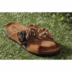 MUK LUKS Penelope Cross Strap Slide