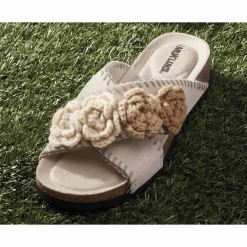 MUK LUKS Penelope Cross Strap Slide