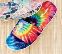 MUK LUKS Pool Party Printed Slide