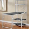Multifunction Shelving Rack with Folding Table