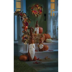 Mum and Hydrangea Fall Garland