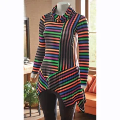 Neon Stripes Tunic