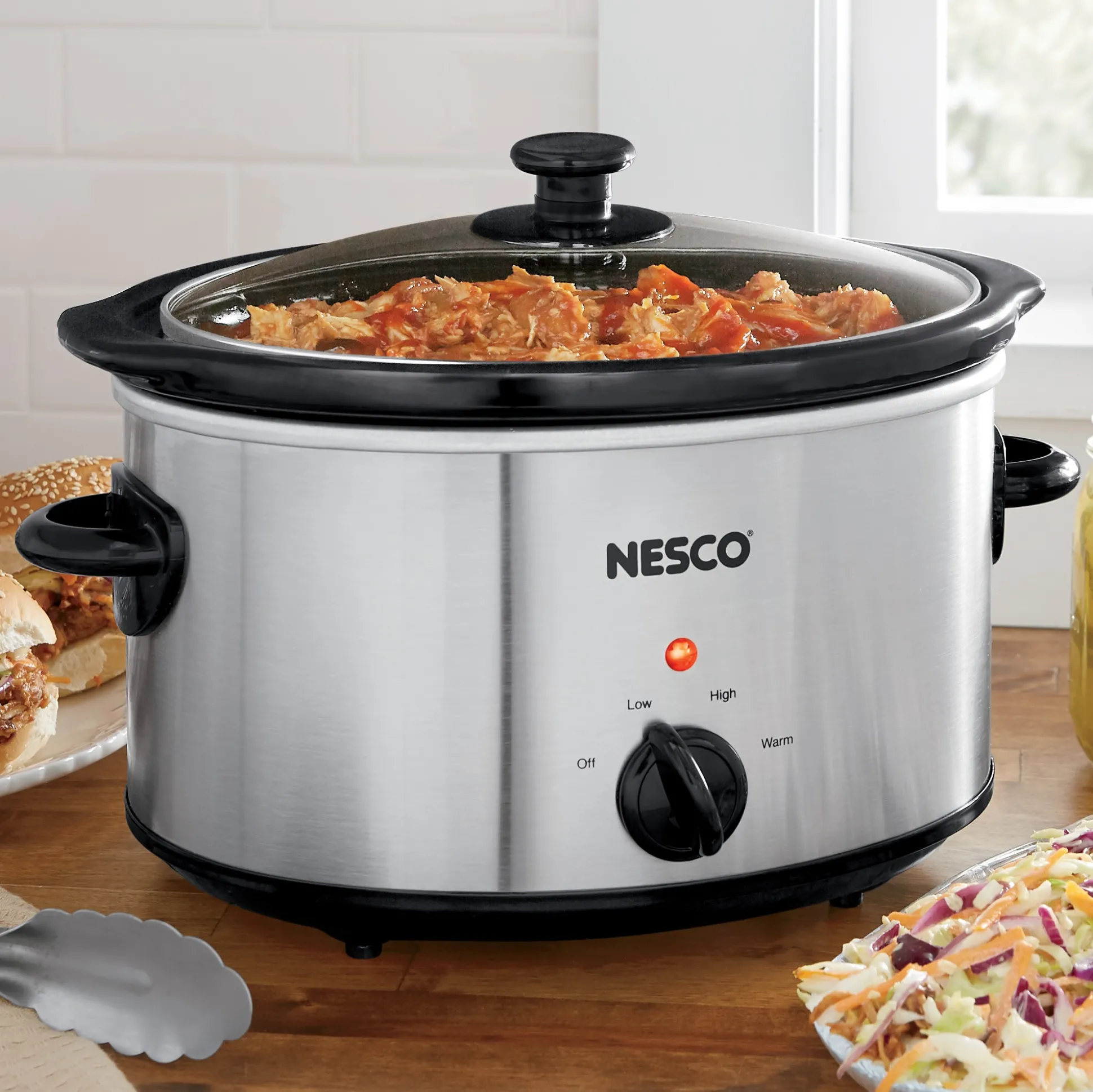Nesco 4-Qt. Stainless Steel Slow Cooker