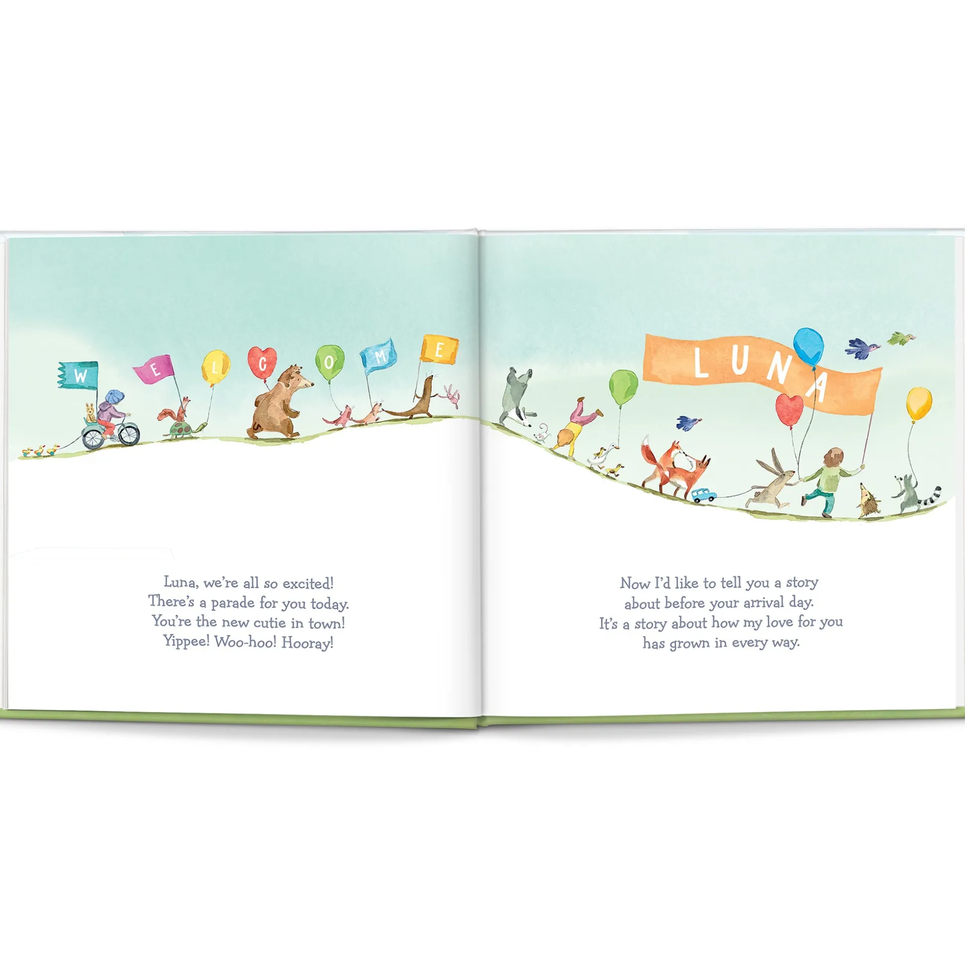 New Cutie in Town Personalized Book