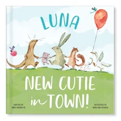 New Cutie in Town Personalized Book