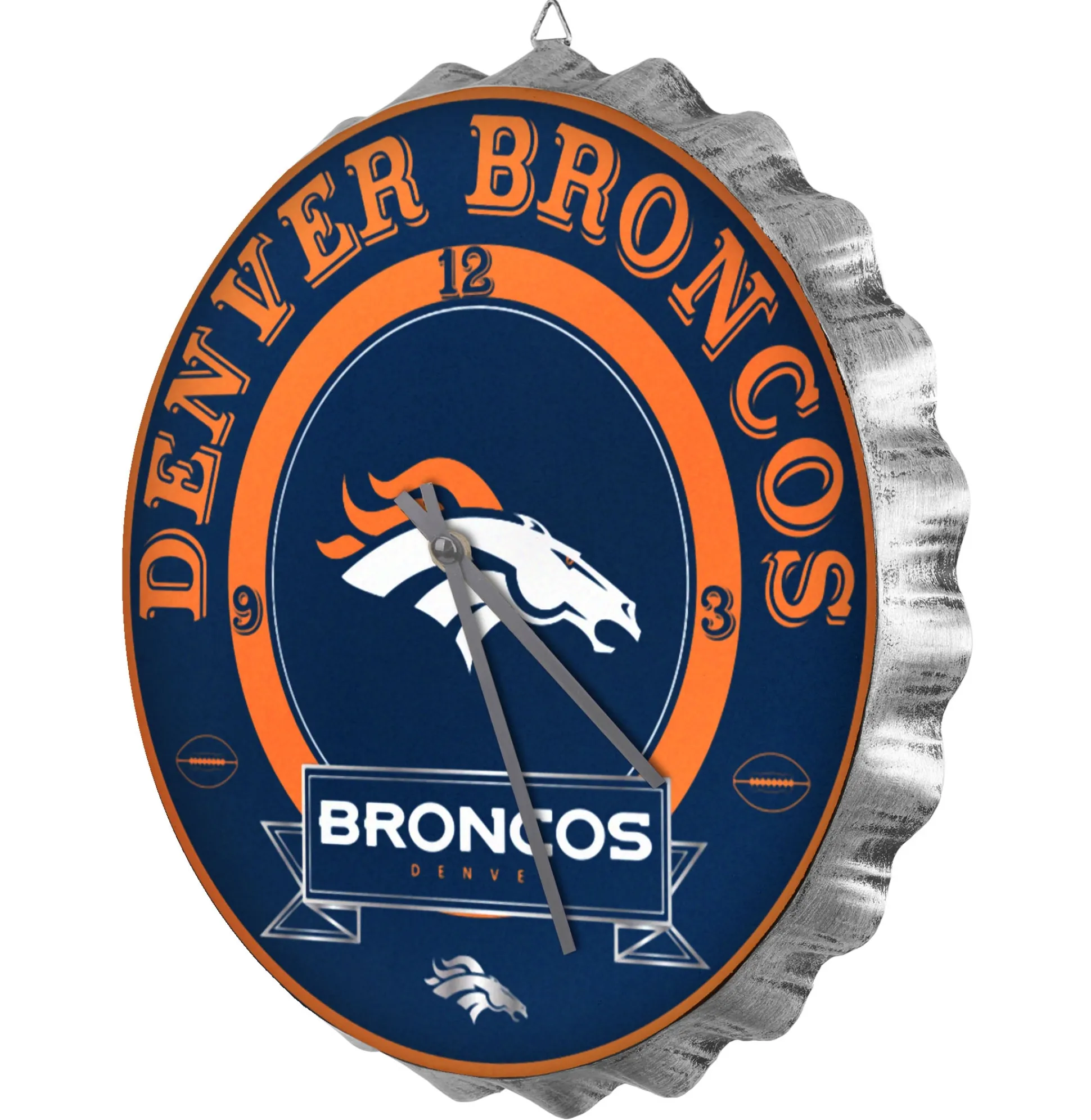 NFL Bottle Cap Wall Clock