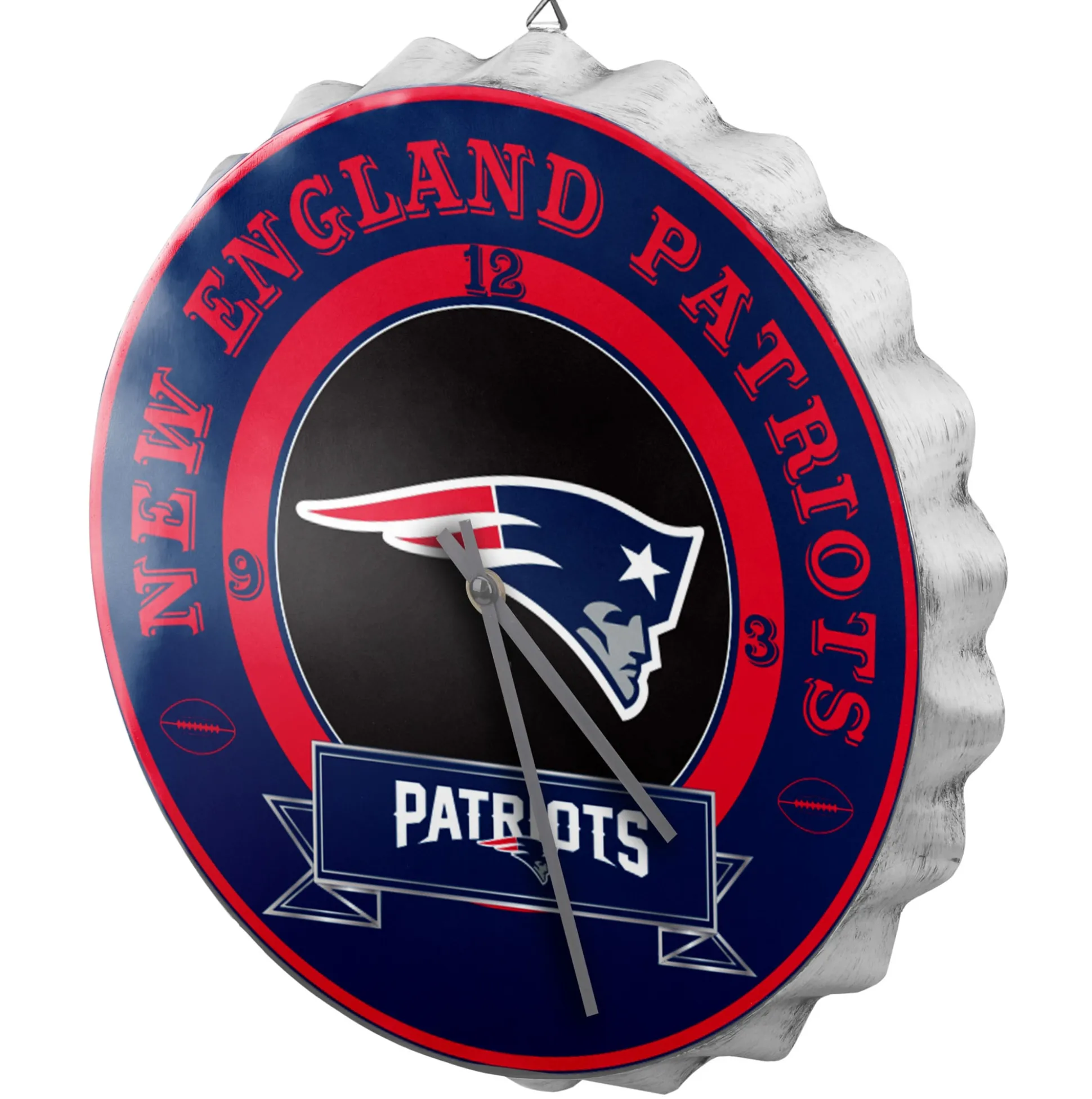 NFL Bottle Cap Wall Clock
