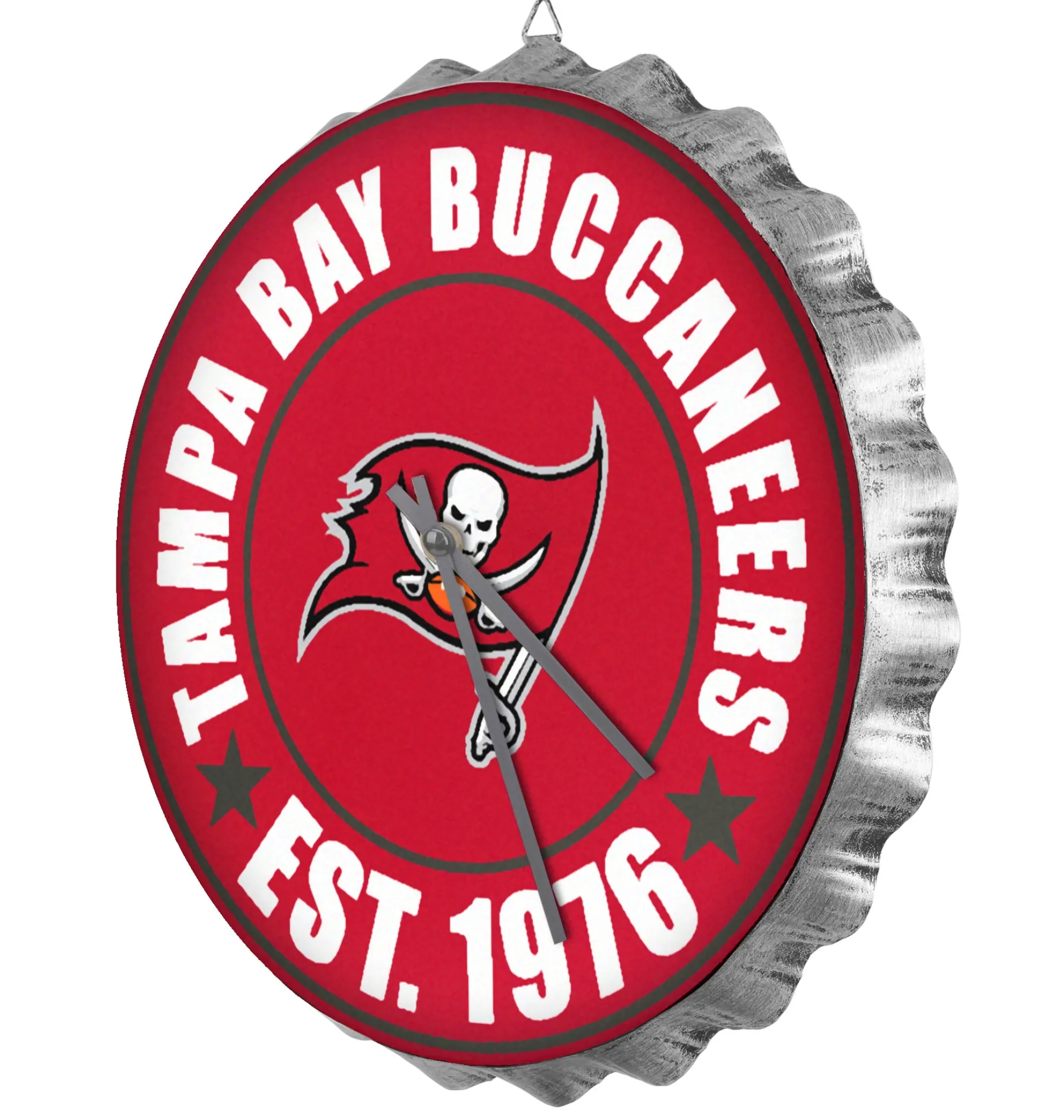 NFL Bottle Cap Wall Clock