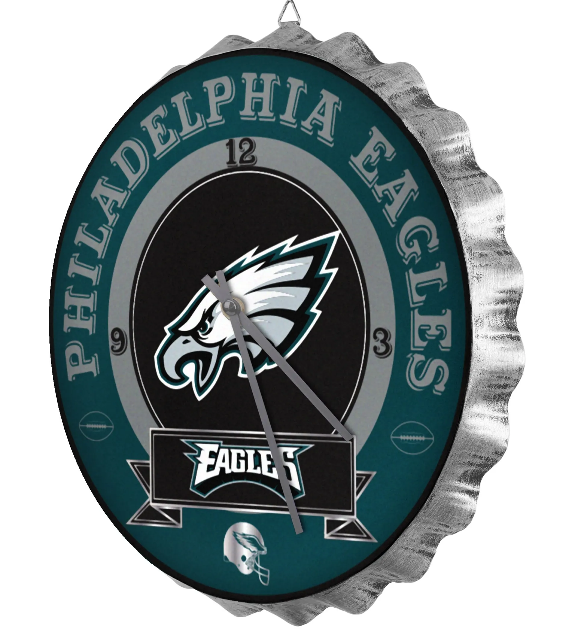 NFL Bottle Cap Wall Clock