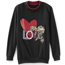 Novelty Embroidered Sweatshirt