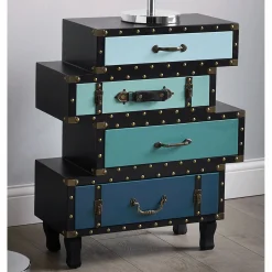 Off-Kilter Suitcase Cabinet
