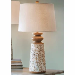Old Floral Traditional Lamp
