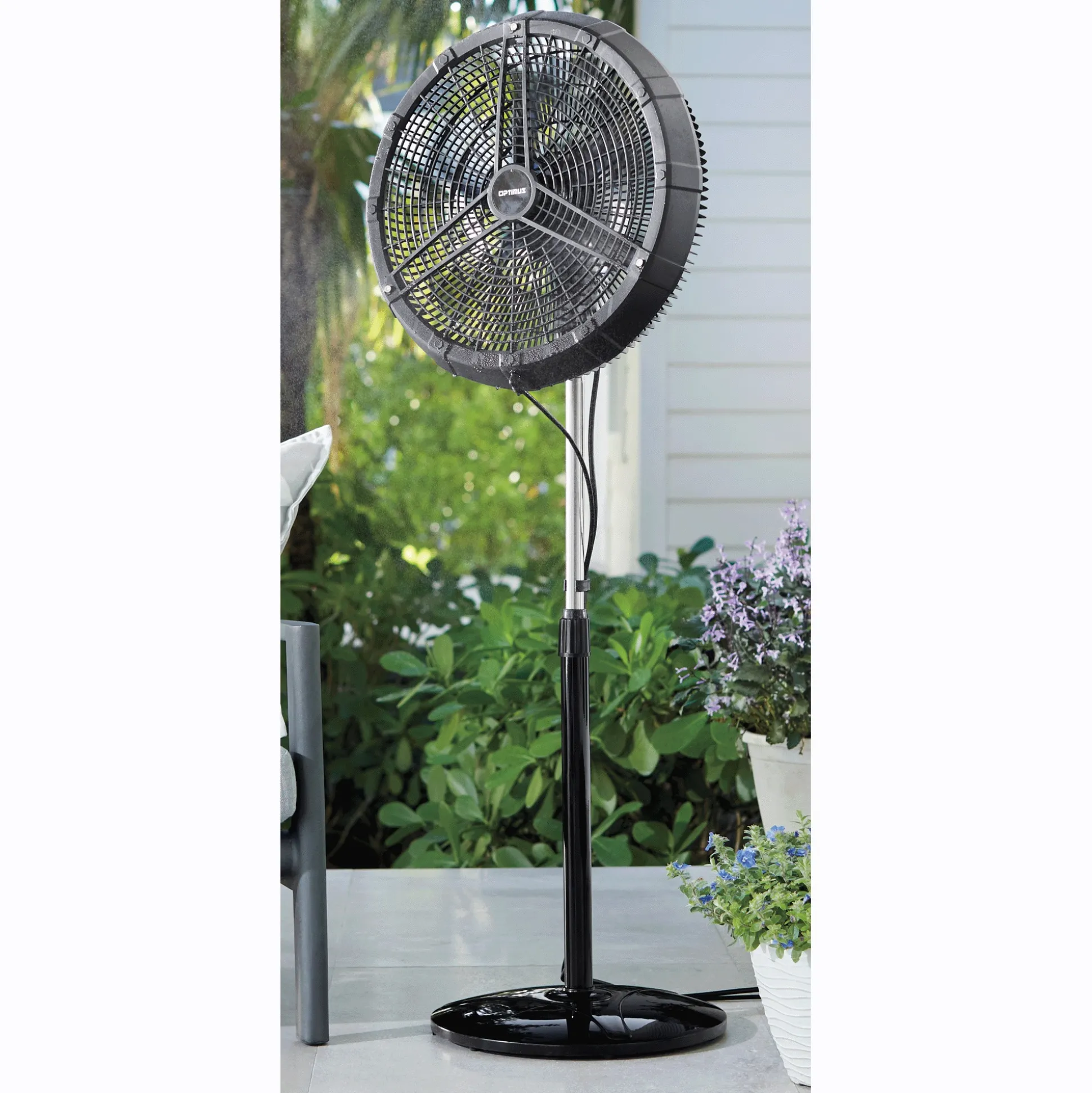 Optimus 18" Outdoor Oscillating Misting Stand Fan