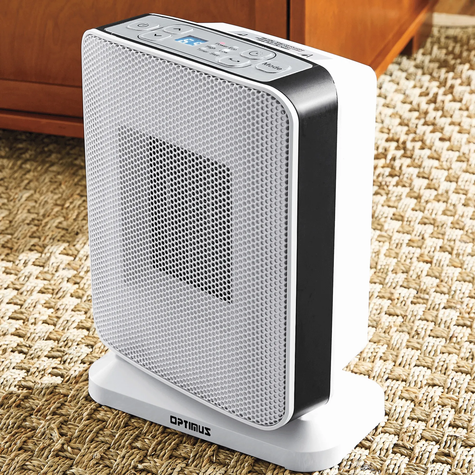 Optimus Portable Oscillation Heater with Thermostat