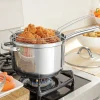 Oster 4.8-Quart Stainless Steel Deep Fryer Set with Basket and Lid