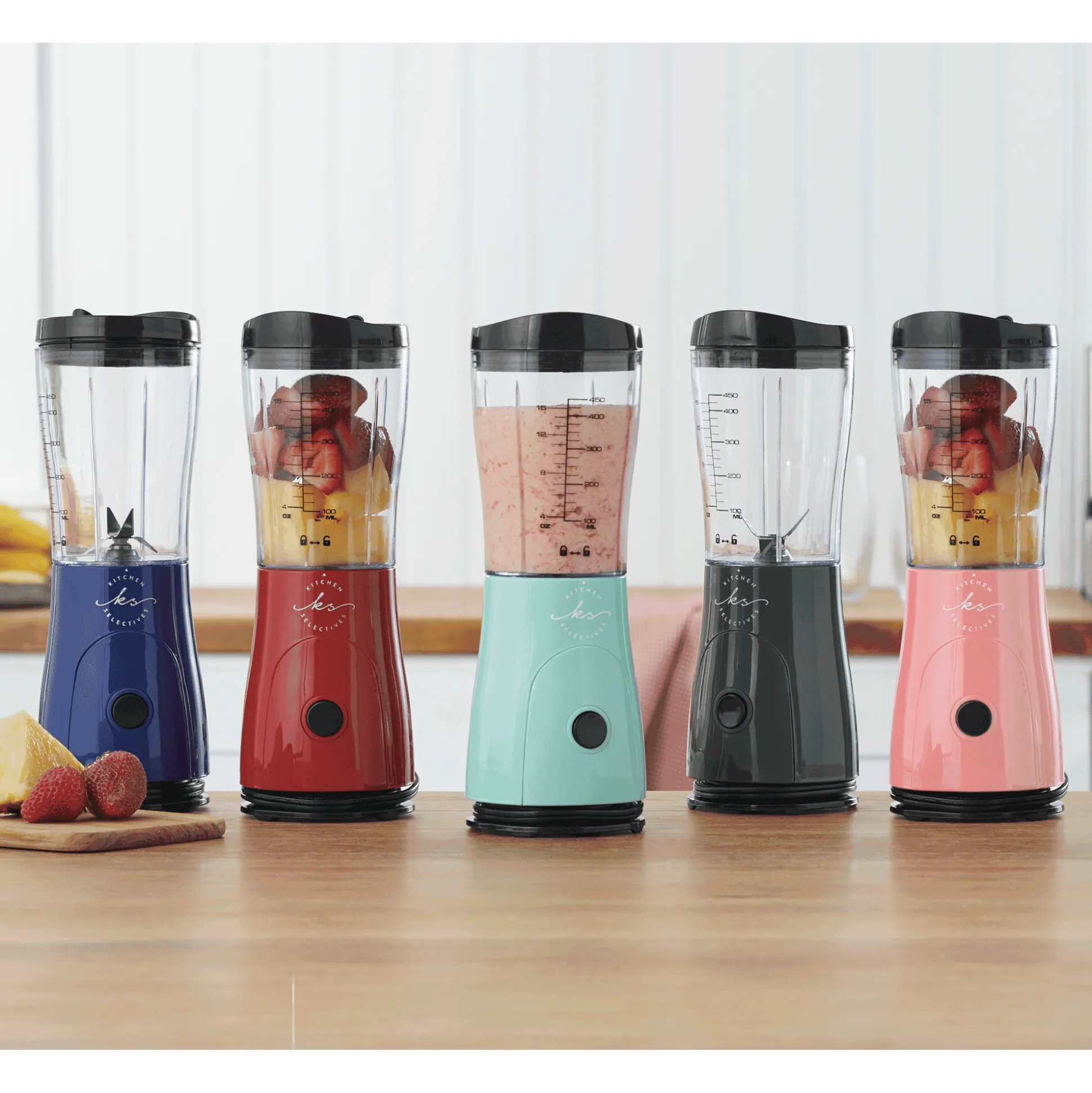 15-Ounce Kitchen Selectives Personal Blender with One-Touch Operation