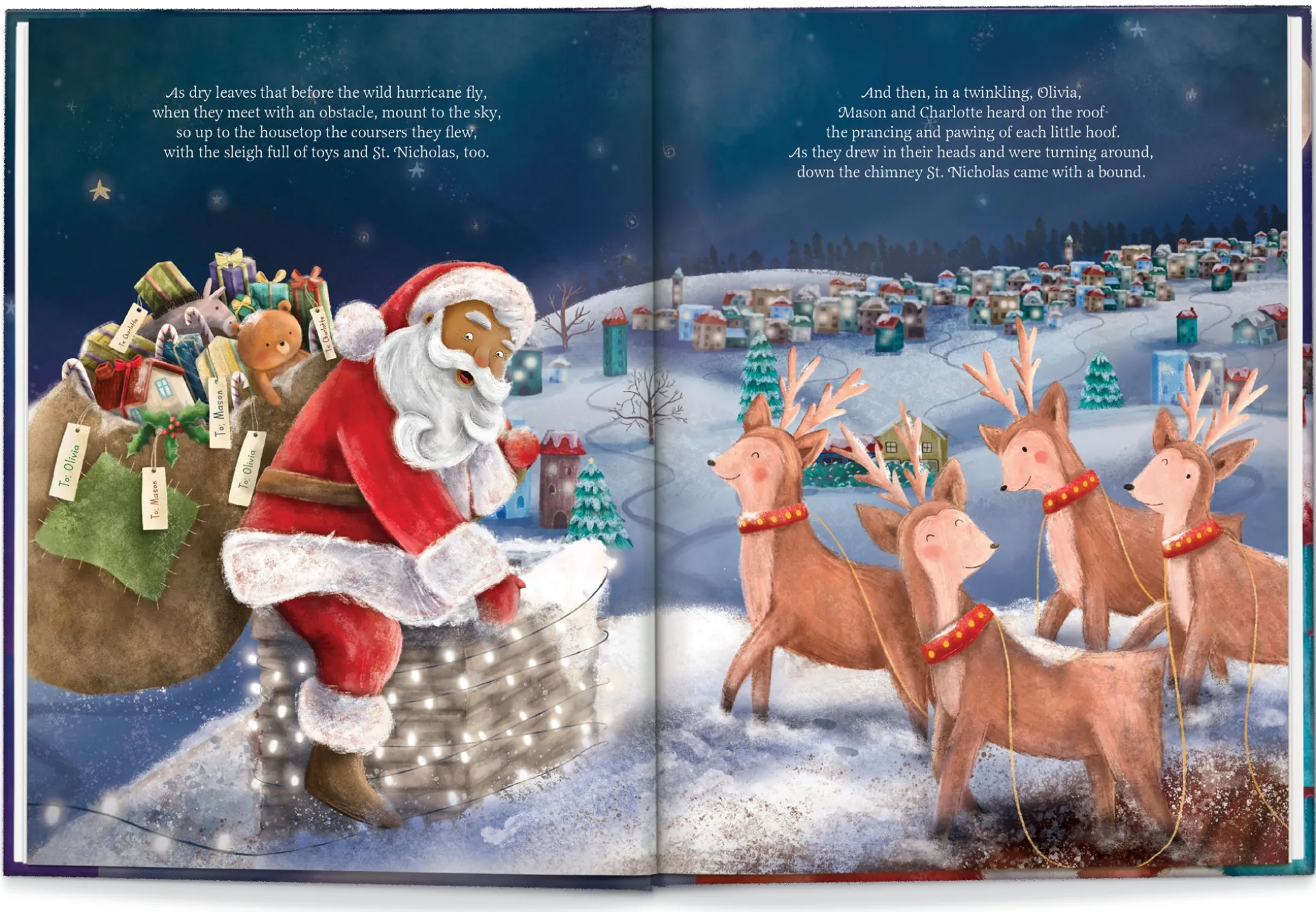 Our Family's Night Before Christmas Personalized Storybook