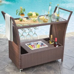 Outdoor Bar Cart