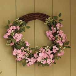 Outdoor Geranium Wreath