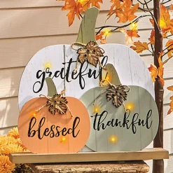 Outdoor Lit Harvest Sign