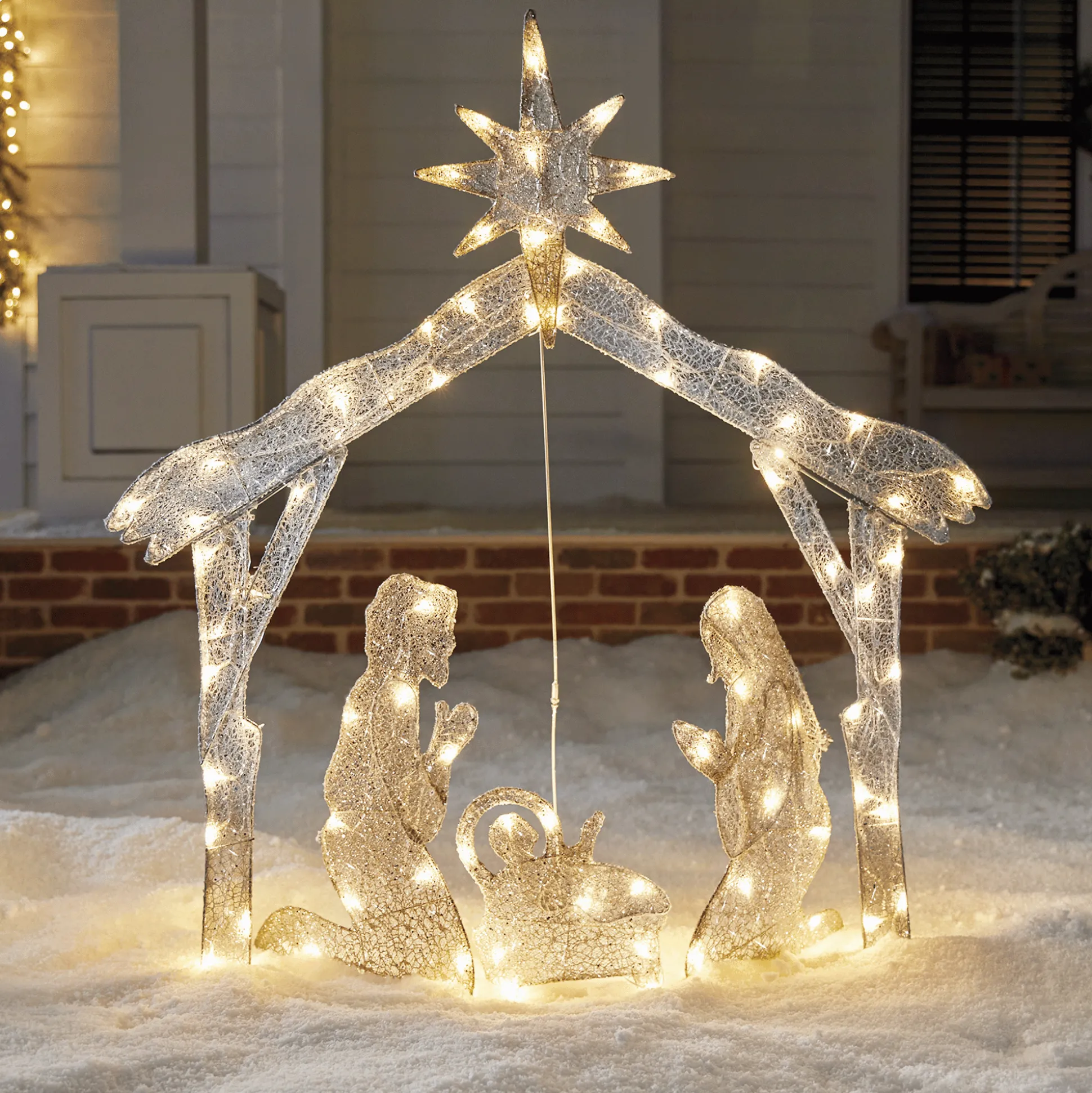 Outdoor Nativity Scene