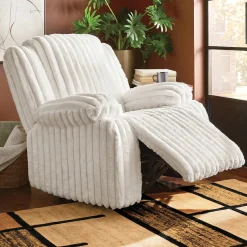 Oversized Corduroy Rocker Recliner