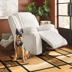 Oversized Corduroy Rocker Recliner