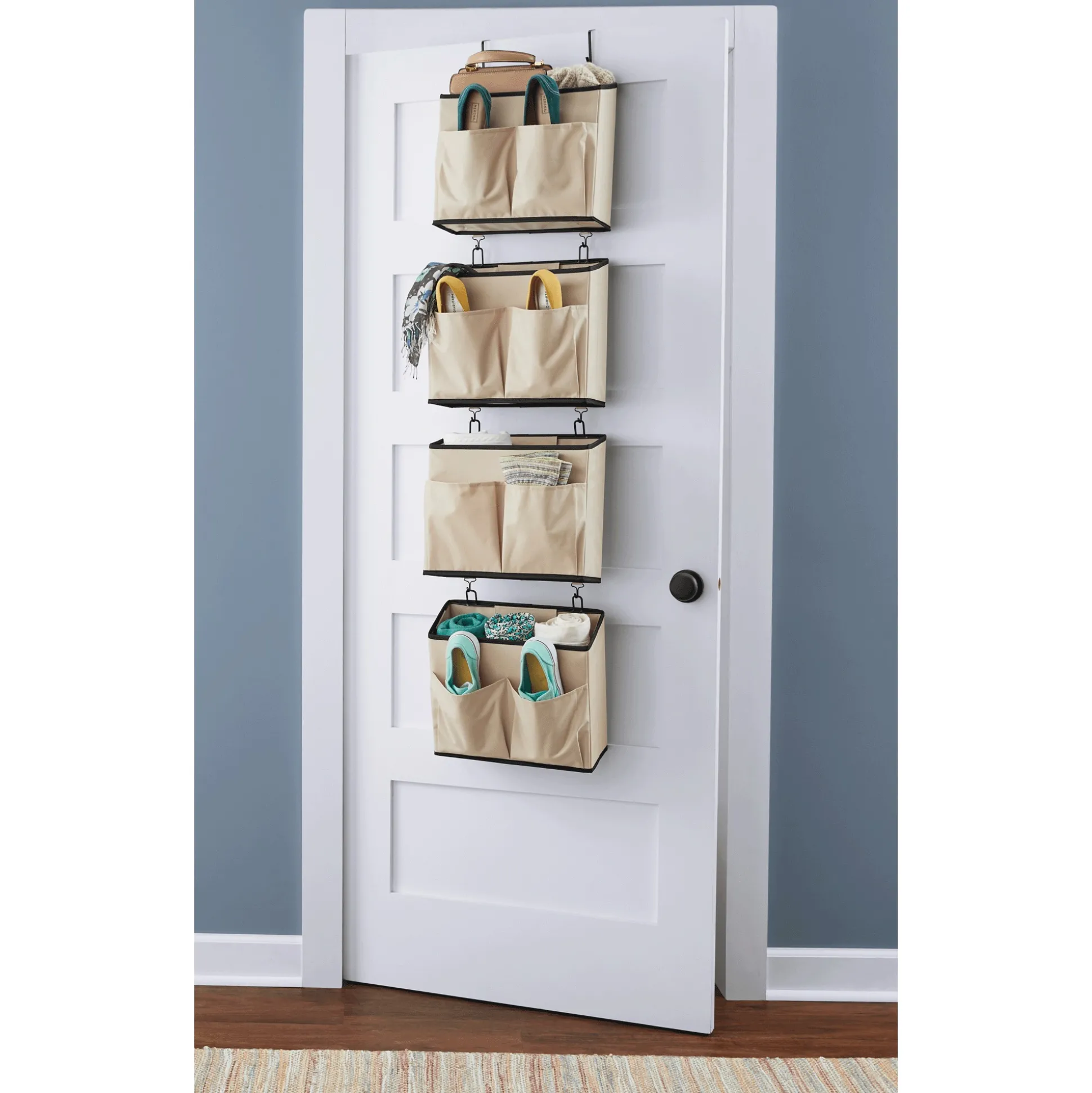 Over-the-Door 4-Bin Storage
