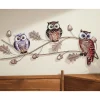 Owl Trio Wall Art