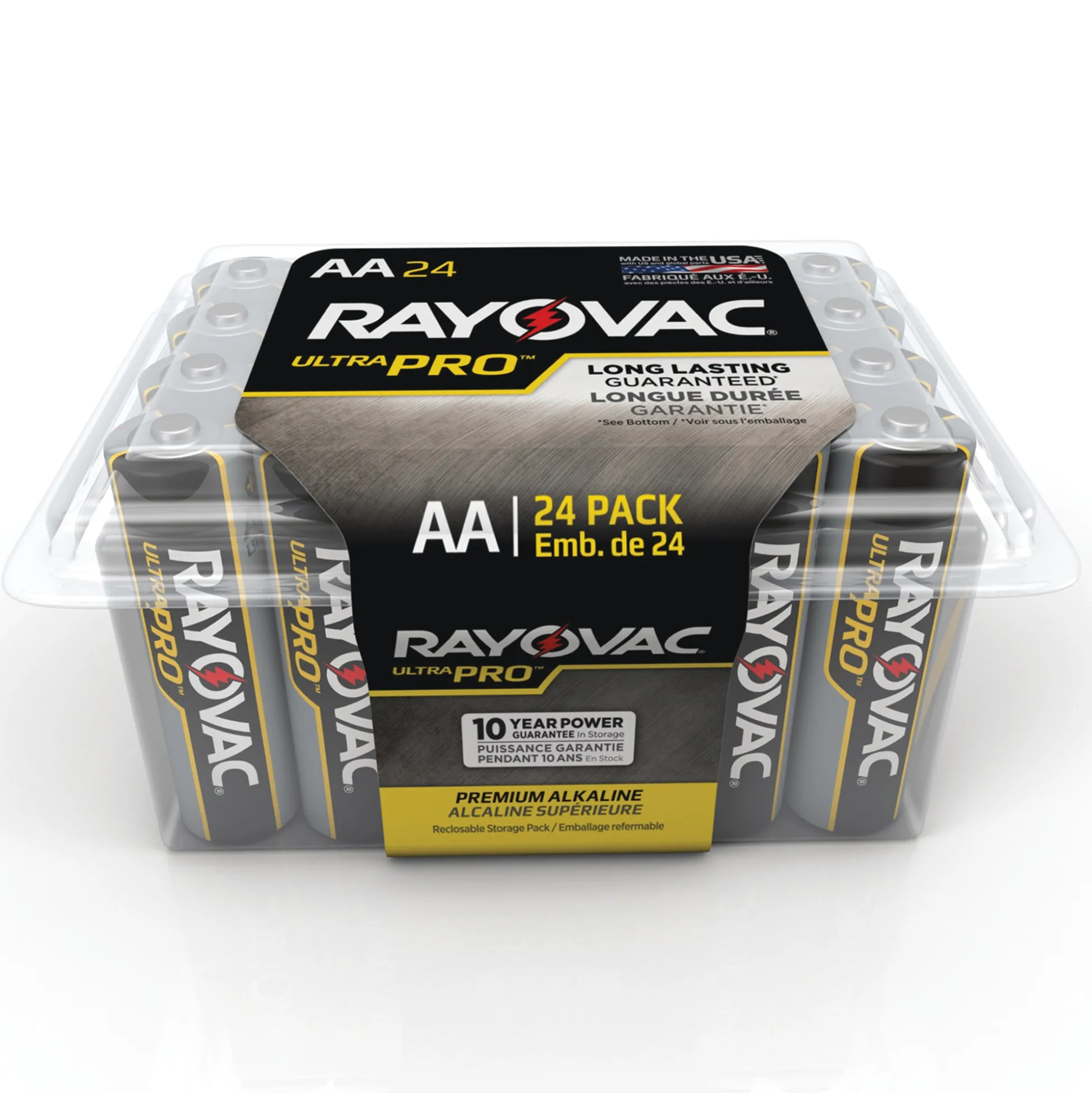 24-Pack AA Rayovac Batteries