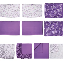 2-Pack Butterfly Sentiments Microfiber Sheet Set