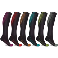 6-Pack Copper Compression Socks