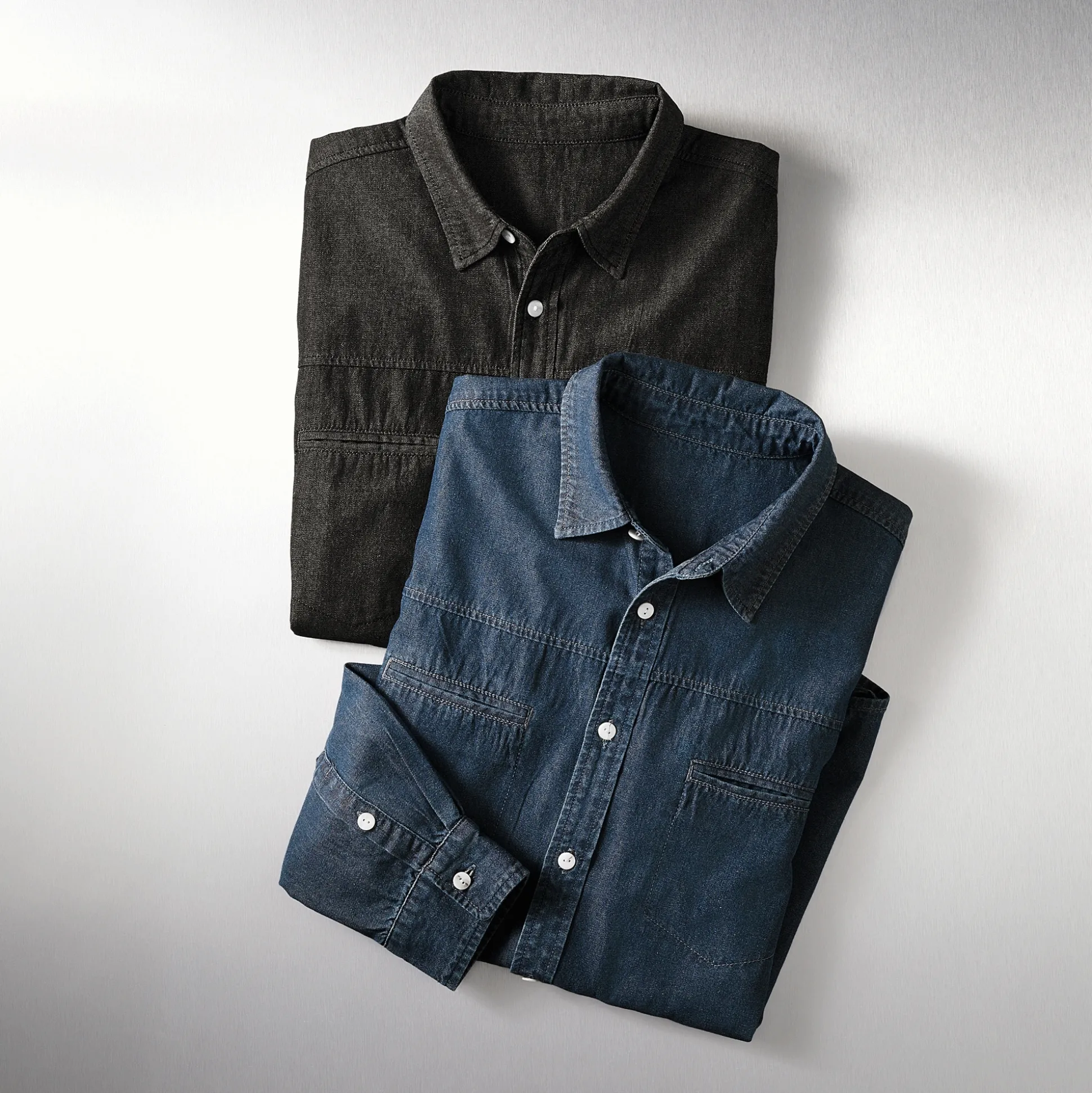 2-Pack Denim Shirts