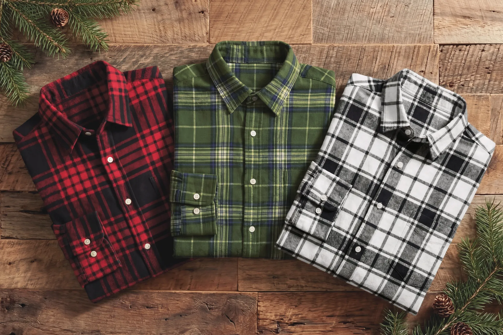 3-Pack Men's Flannel Shirts