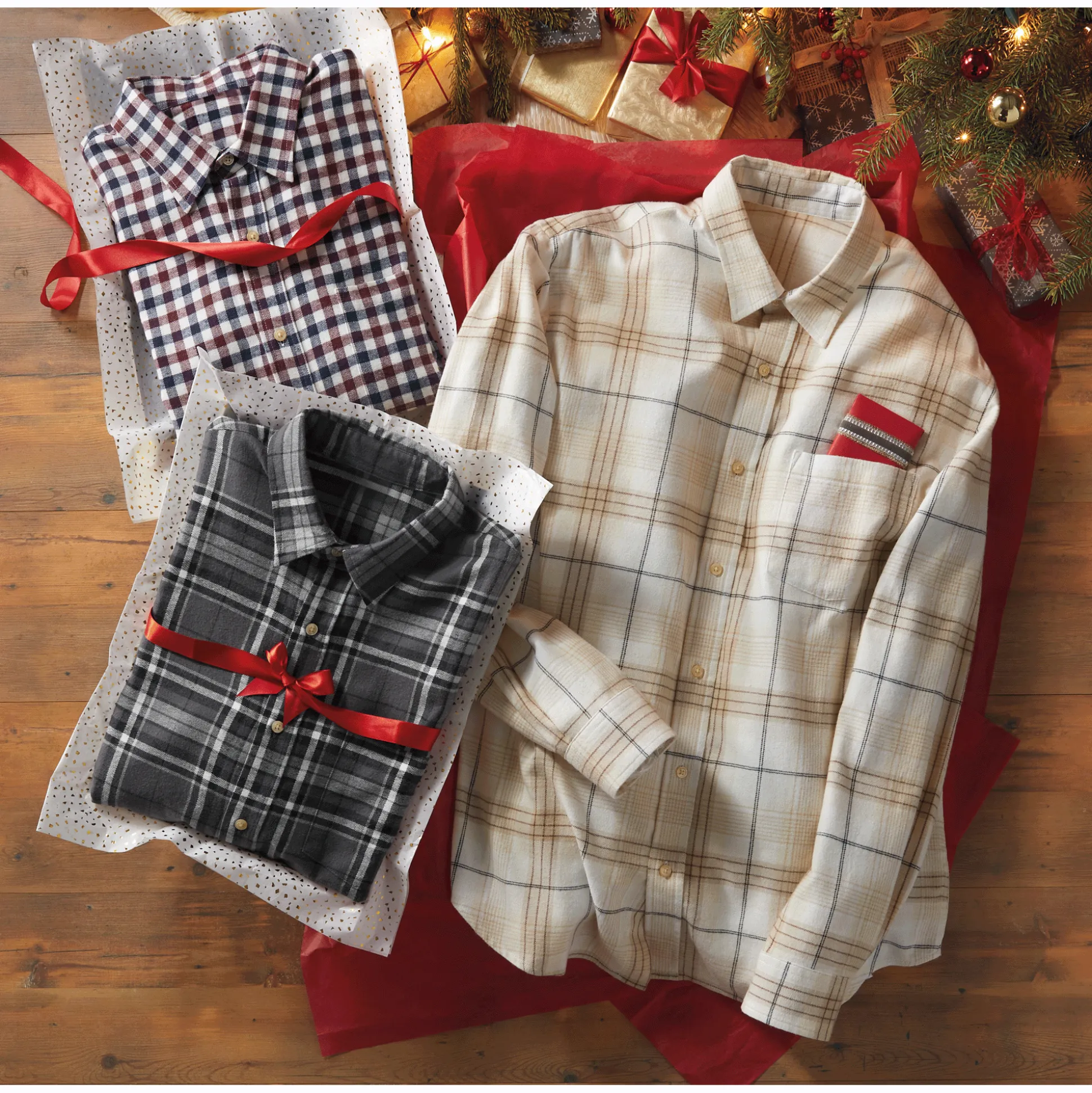 3-Pack Men's Flannel Shirts