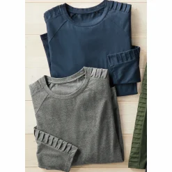 2-Pack Ribbed Long-Sleeve Shirt