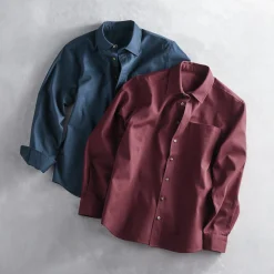 2-Pack Solid Twill Shirts