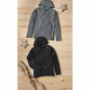 2-Pack Thermal Henley Hoodies with Long Sleeves in Waffle Knit