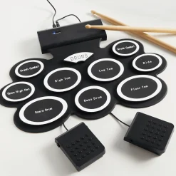 9-Pad Electronic Drum Kit