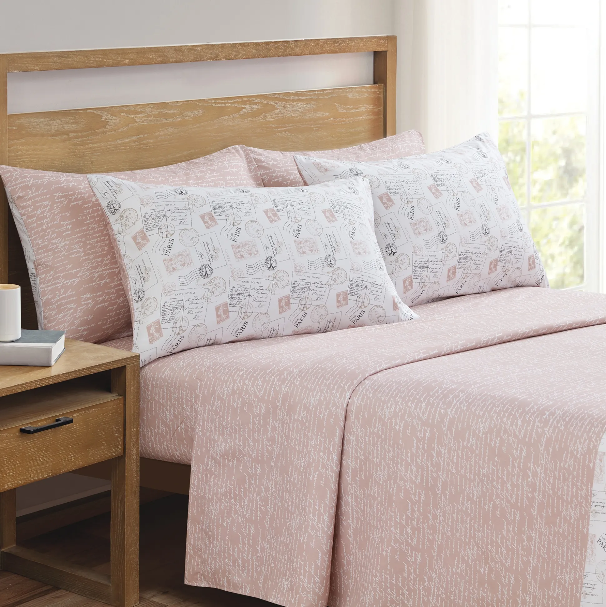 Parisian Stamp Turnstyle 6-Piece Sheet Set