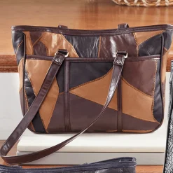 Patched Tote Bag